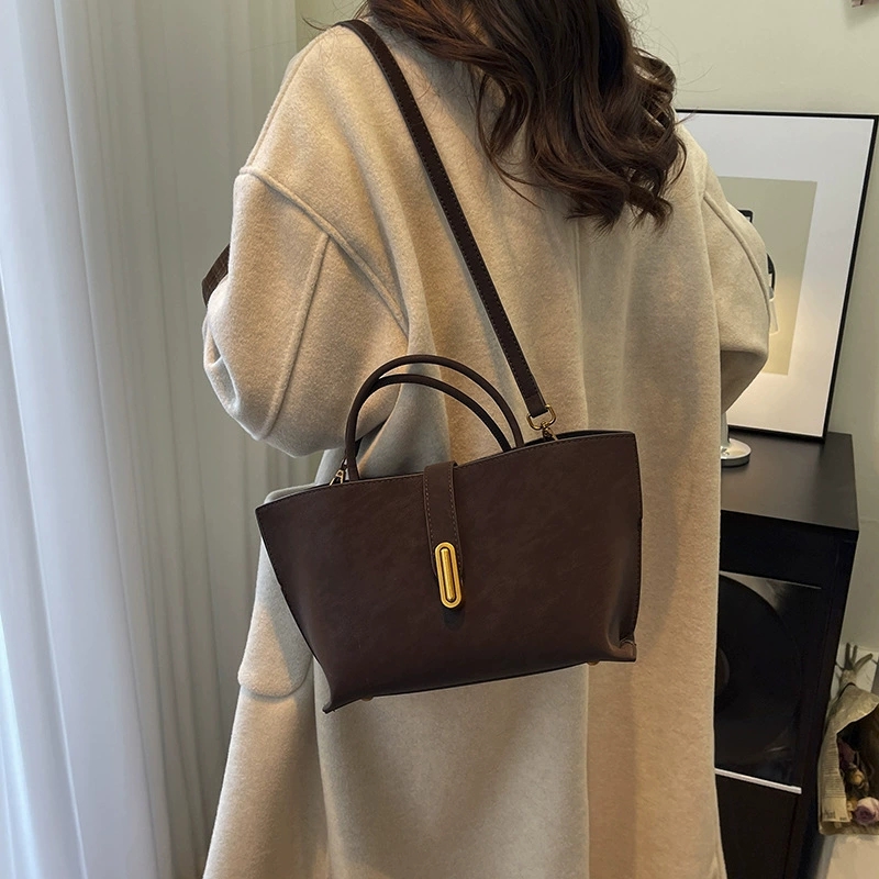 빈티지 통근 토트백